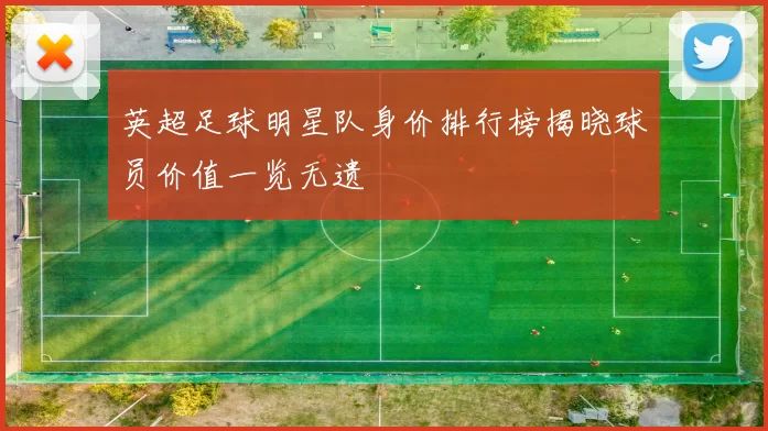 英超足球明星队身价排行榜揭晓球员价值一览无遗